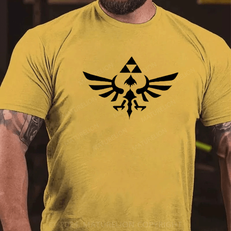 Maturelion Men's Nintendo Legend of Zelda Triforce T-Shirt