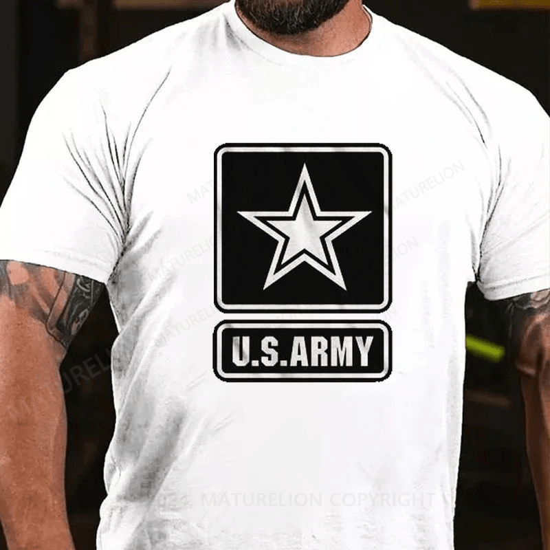 Maturelion U.S. ARMY Logo T-Shirt