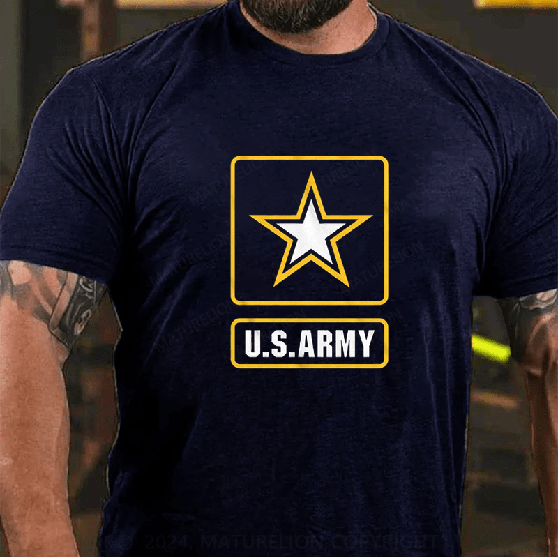 Maturelion U.S. ARMY Logo T-Shirt