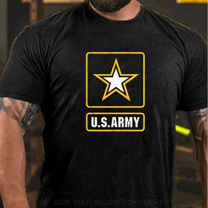 Maturelion U.S. ARMY Logo T-Shirt