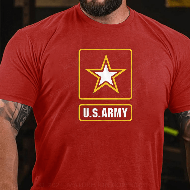 Maturelion U.S. ARMY Logo T-Shirt