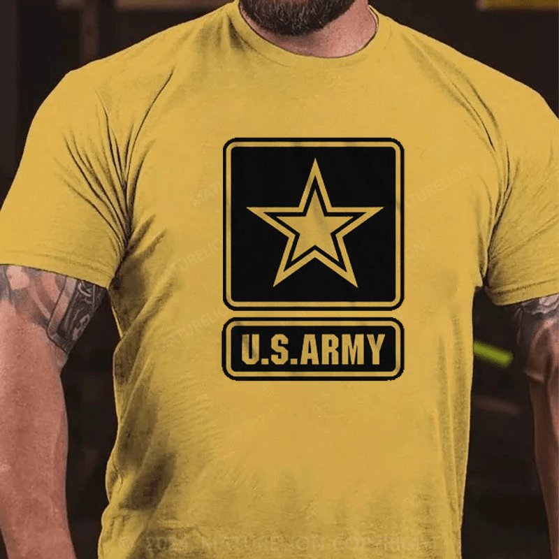 Maturelion U.S. ARMY Logo T-Shirt