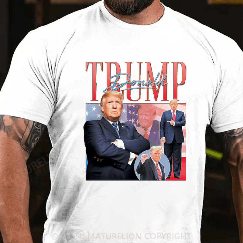 Maturelion Donald Trump Homage Top Election Campaign 2024 Gift T-shirt