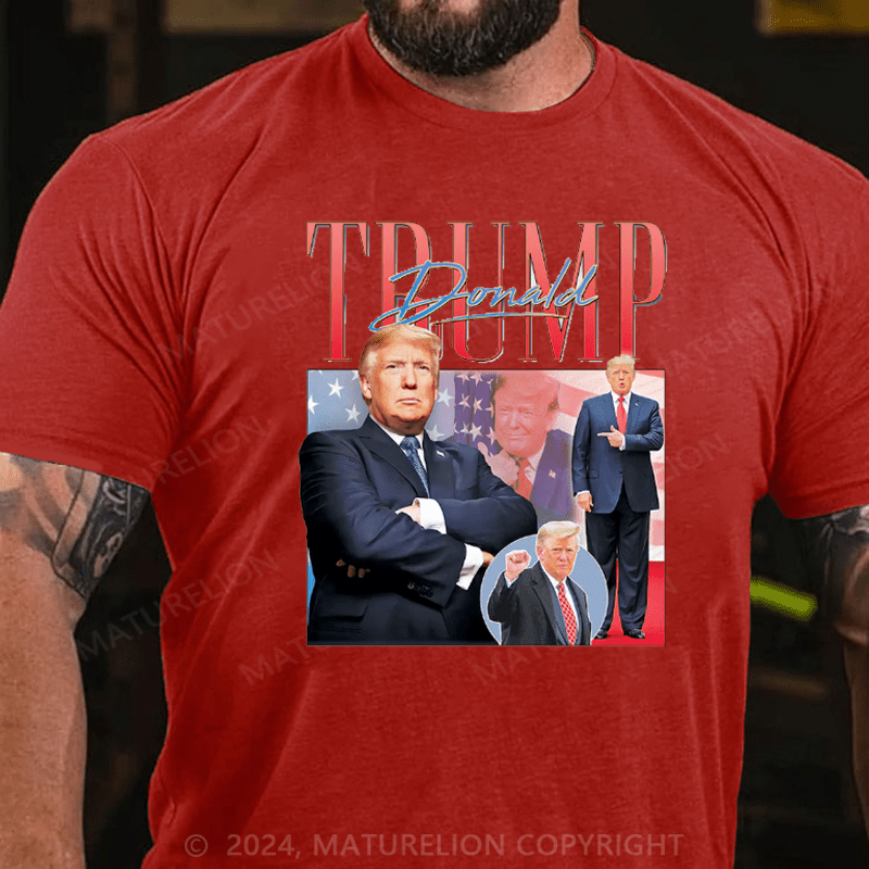 Maturelion Donald Trump Homage Top Election Campaign 2024 Gift T-shirt