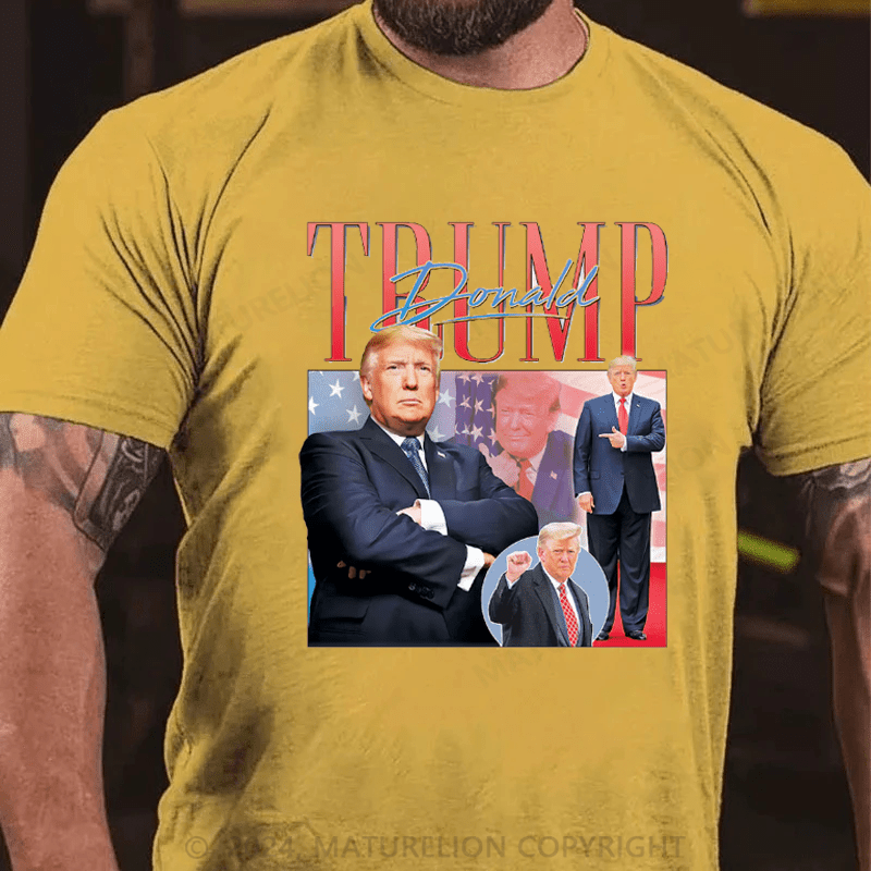 Maturelion Donald Trump Homage Top Election Campaign 2024 Gift T-shirt