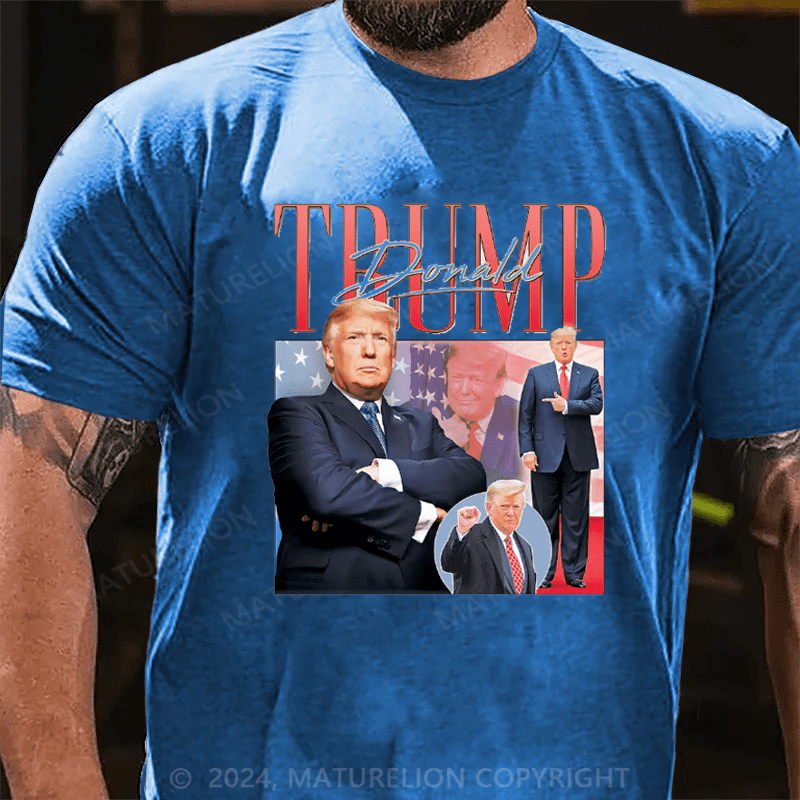 Maturelion Donald Trump Homage Top Election Campaign 2024 Gift T-shirt