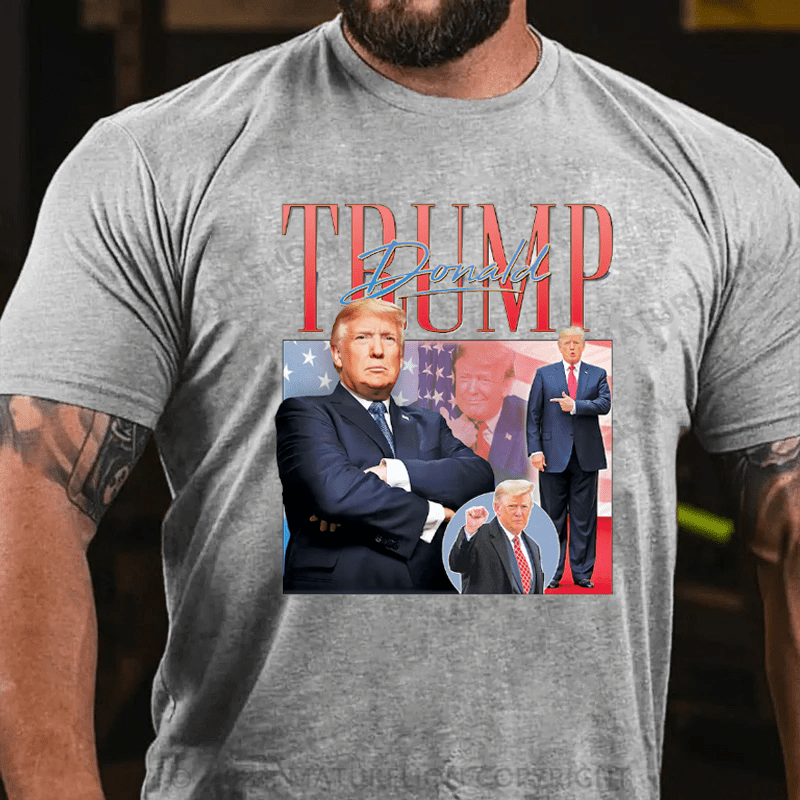 Maturelion Donald Trump Homage Top Election Campaign 2024 Gift T-shirt