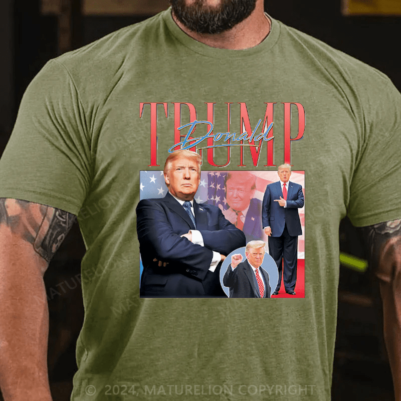 Maturelion Donald Trump Homage Top Election Campaign 2024 Gift T-shirt