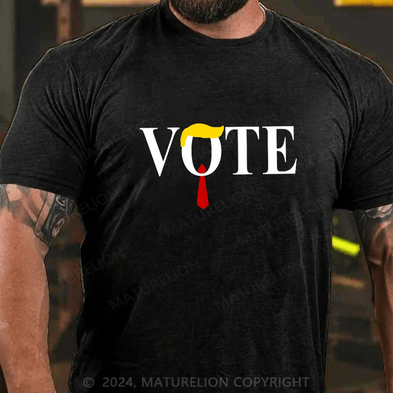 Maturelion Vote Trump Hair Tie T-Shirt