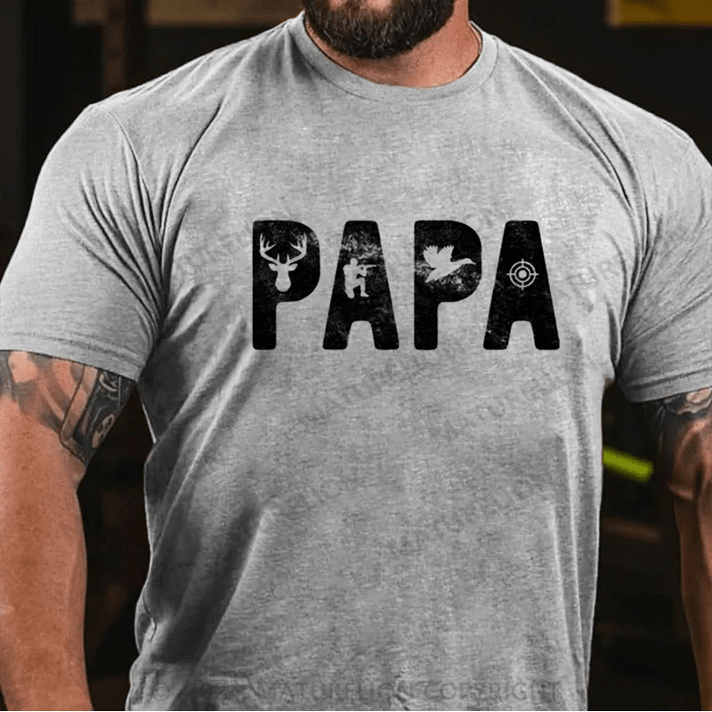 Maturelion Papa Patrol officer Dad Funny T-Shirt