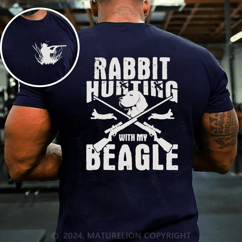 Maturelion Rabbit Hunter Gift T-Shirt