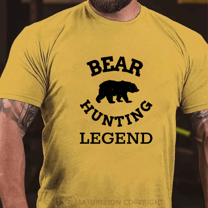 Maturelion Bear Hunting Legend T-Shirt