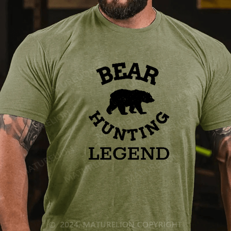 Maturelion Bear Hunting Legend T-Shirt