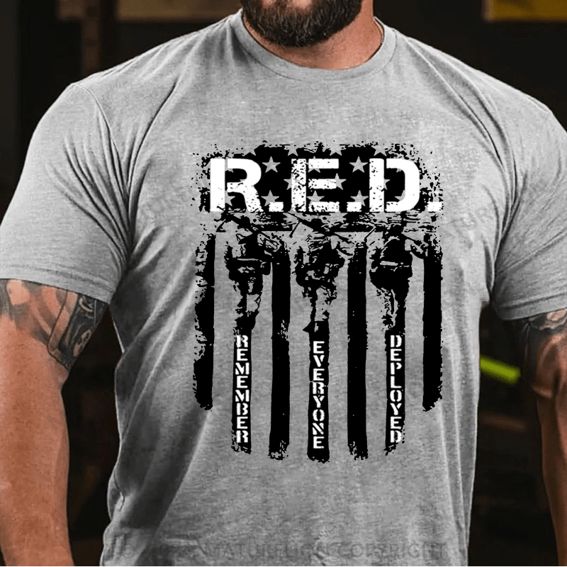 Maturelion RED Remember Everyone Deployed T-Shirt