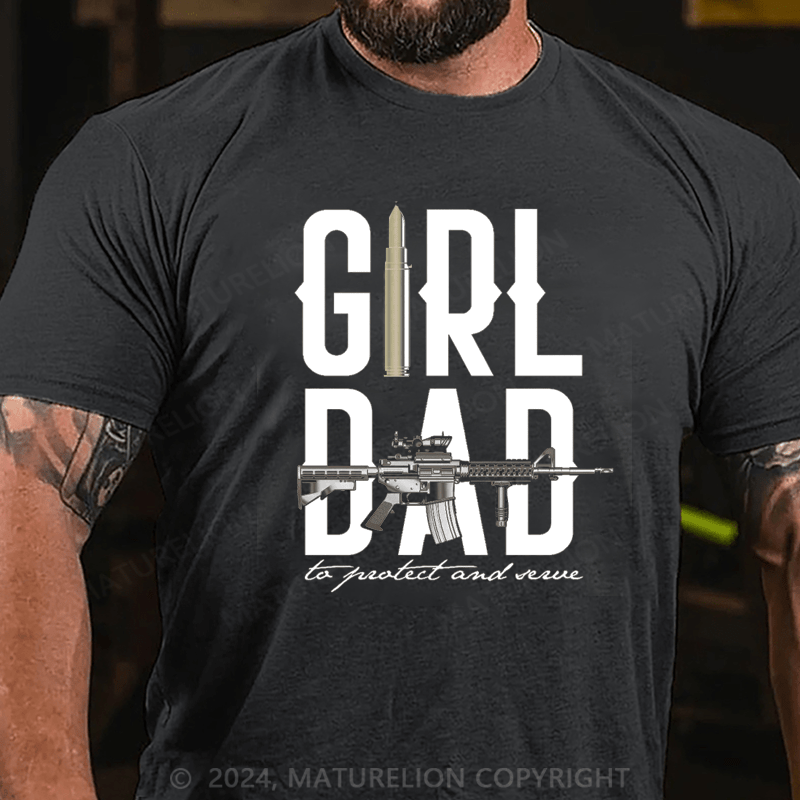 Maturelion Girl Dad T-Shirt