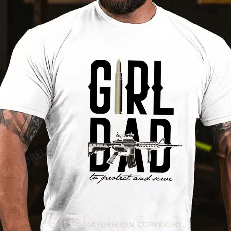 Maturelion Girl Dad T-Shirt