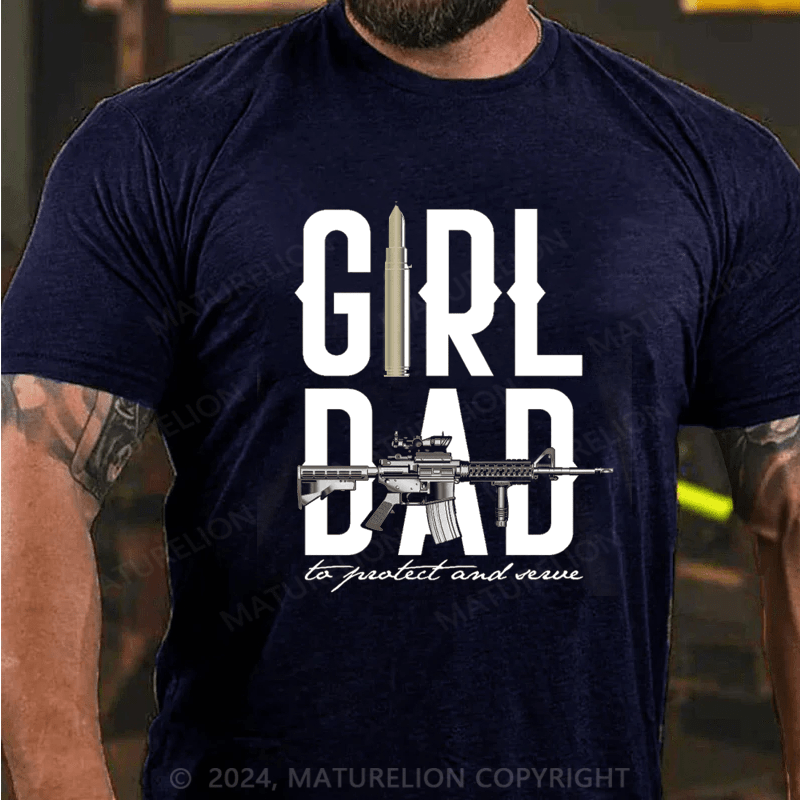 Maturelion Girl Dad T-Shirt