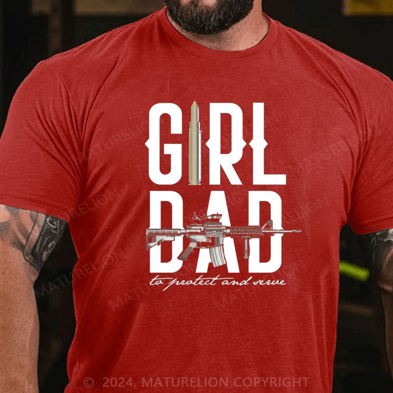 Maturelion Girl Dad T-Shirt