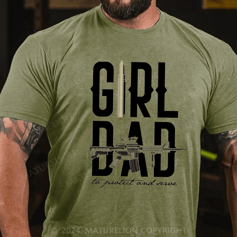 Maturelion Girl Dad T-Shirt