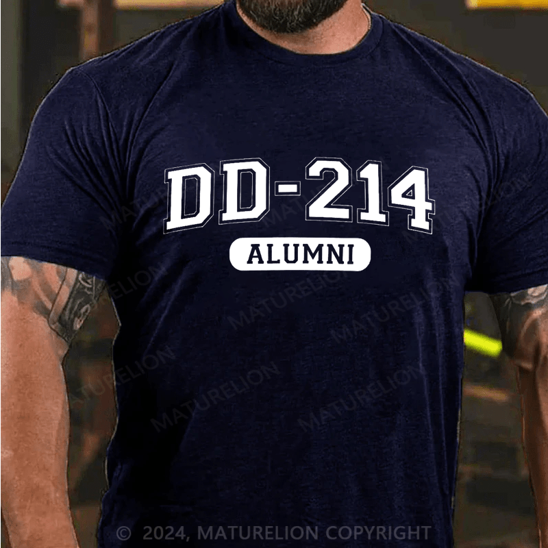 Maturelion DD-214 Alumni Veteran Humor T-Shirt