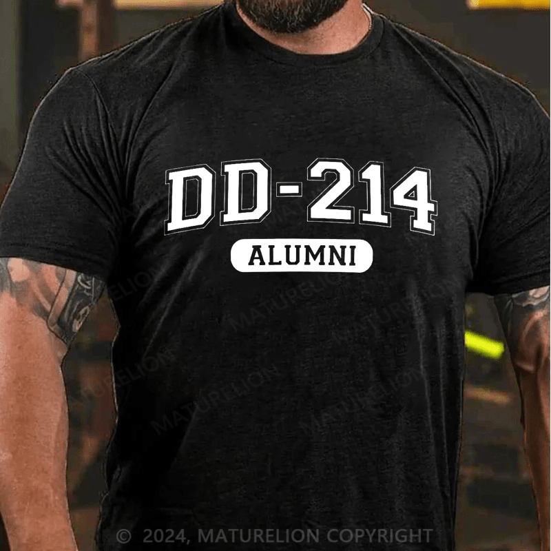 Maturelion DD-214 Alumni Veteran Humor T-Shirt