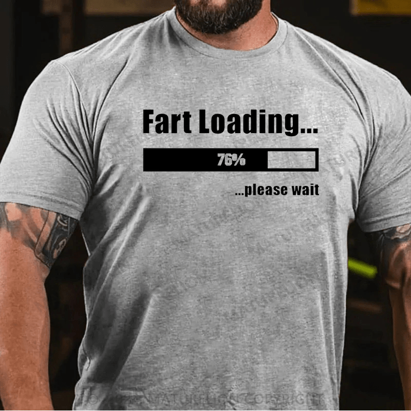 Maturelion Fart Loading Funny T-shirt