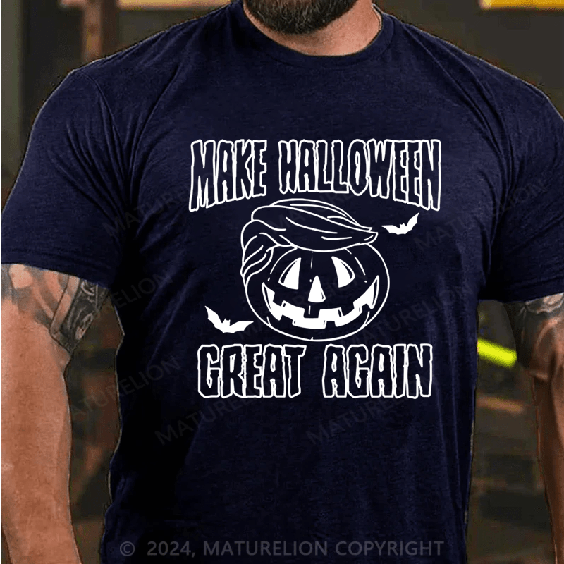 Maturelion Make Halloween Great Again Funny T-Shirt