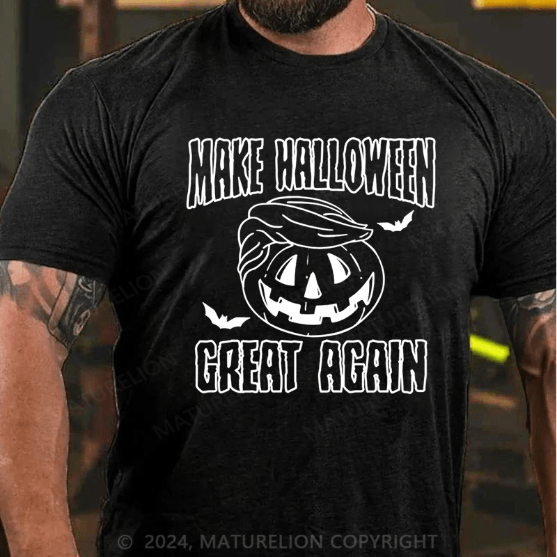 Maturelion Make Halloween Great Again Funny T-Shirt