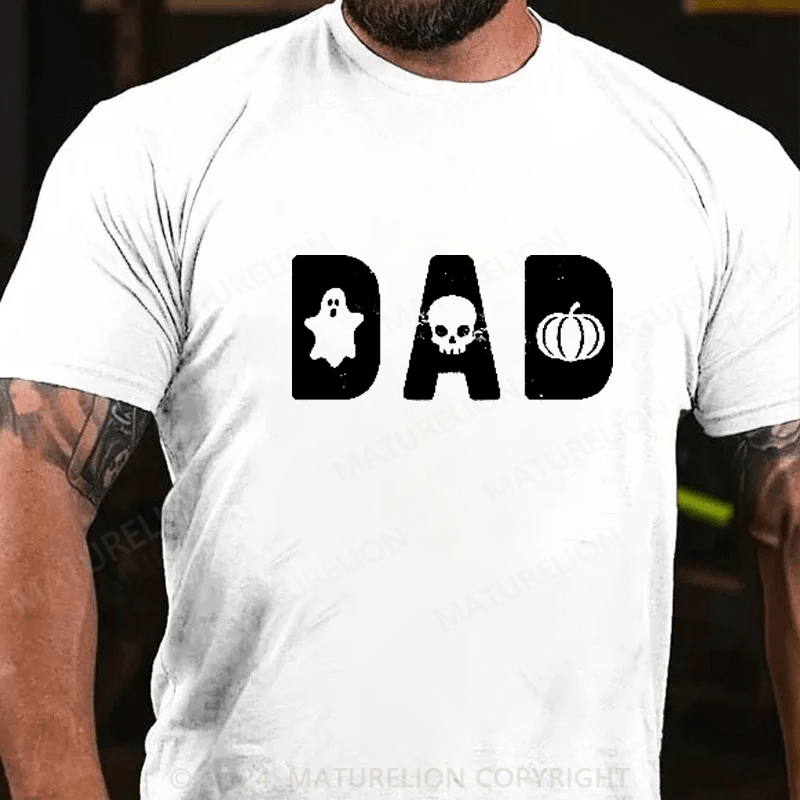 Maturelion Mens Dad Halloween T-shirt