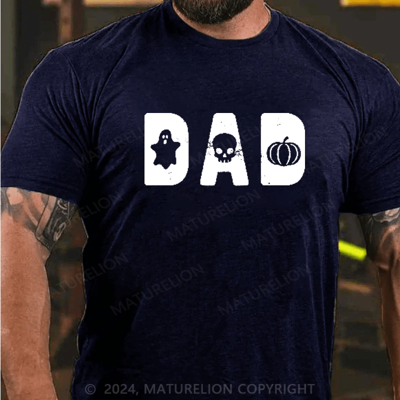 Maturelion Mens Dad Halloween T-shirt