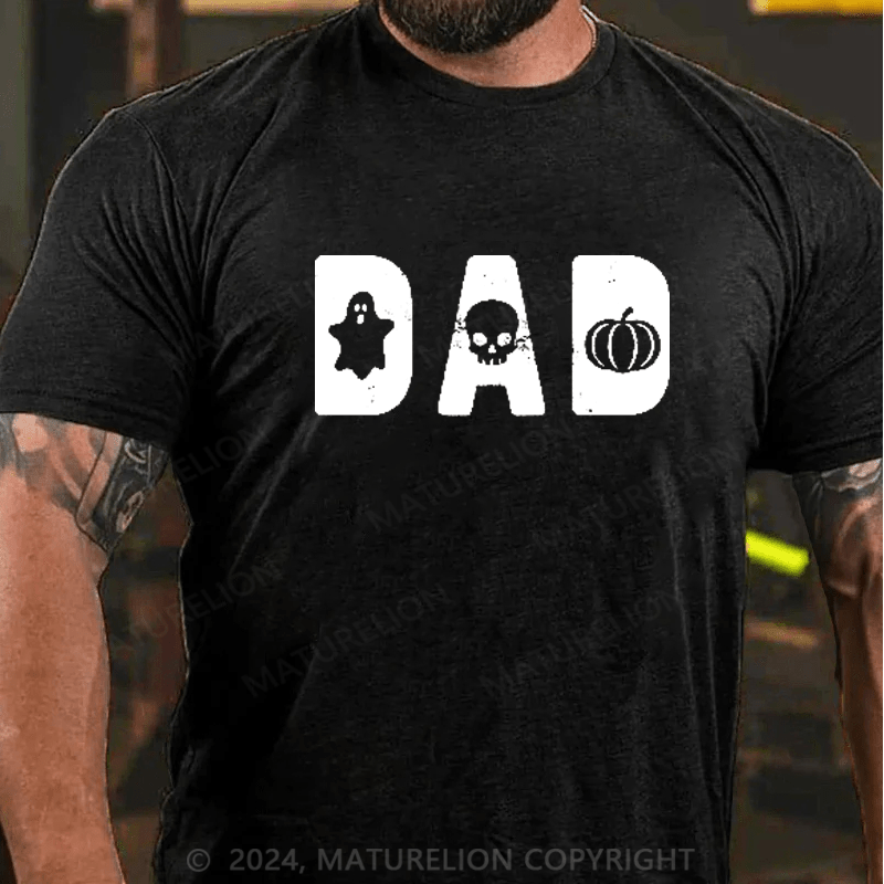 Maturelion Mens Dad Halloween T-shirt