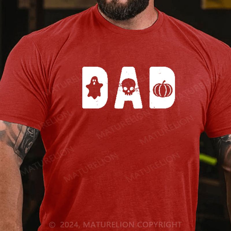 Maturelion Mens Dad Halloween T-shirt