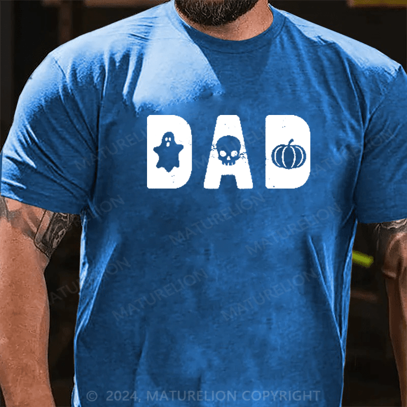 Maturelion Mens Dad Halloween T-shirt