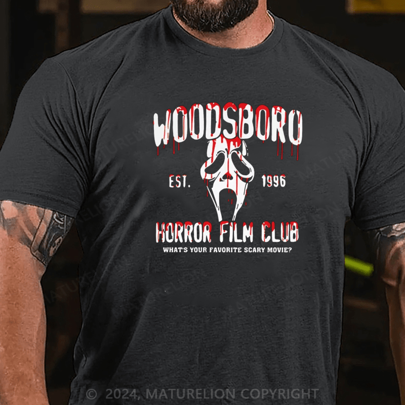 Maturelion Scream "Woodsboro Horror Film Club" T-Shirt