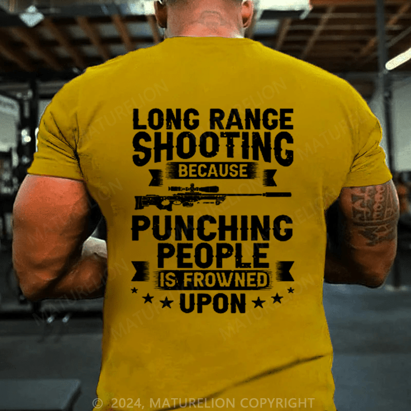 Maturelion Long Range Shooting Beginner Weapon Shooter Training T-Shirt