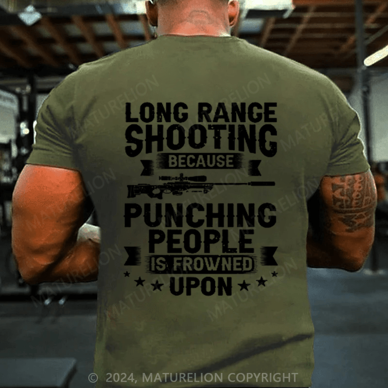 Maturelion Long Range Shooting Beginner Weapon Shooter Training T-Shirt