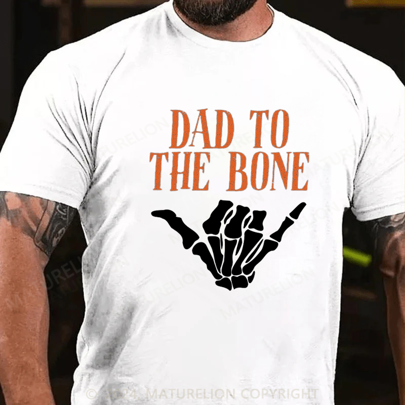 Maturelion Halloween Dad to the Bone Shirt