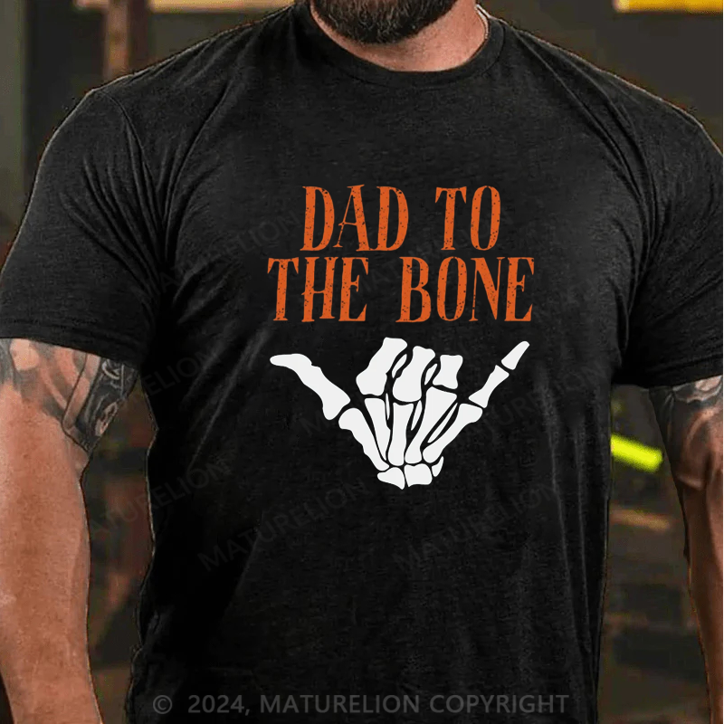 Maturelion Halloween Dad to the Bone Shirt