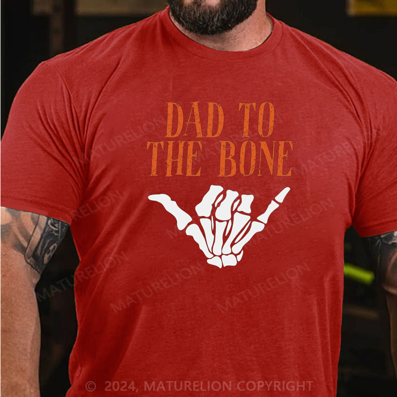 Maturelion Halloween Dad to the Bone Shirt