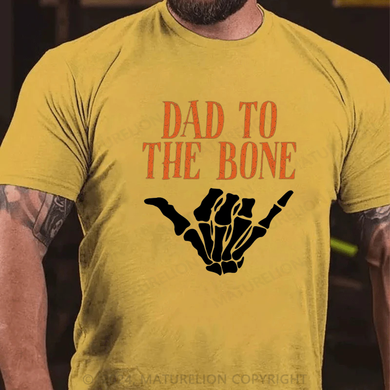 Maturelion Halloween Dad to the Bone Shirt