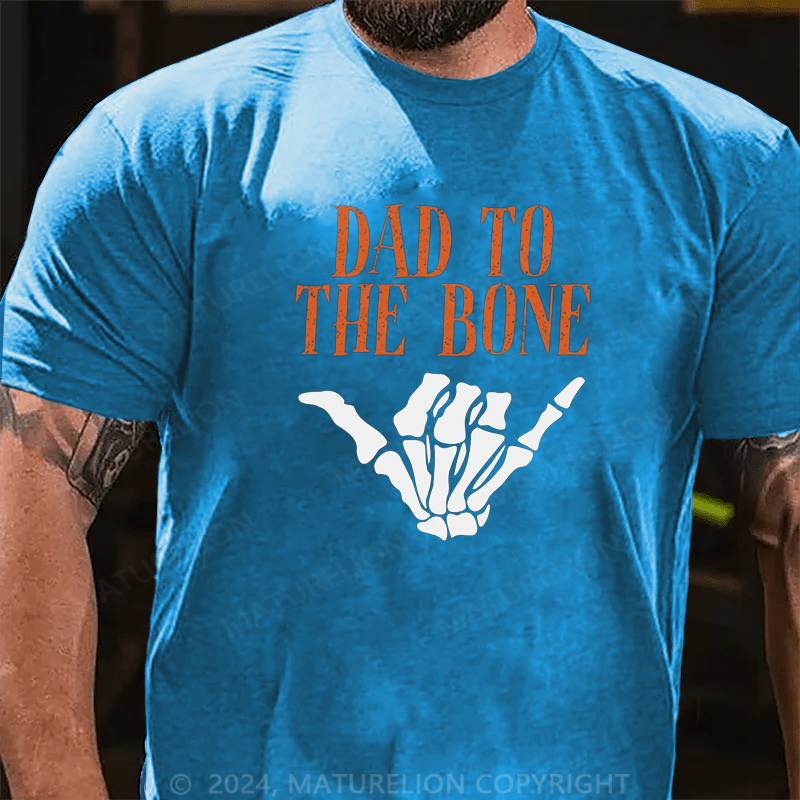 Maturelion Halloween Dad to the Bone Shirt