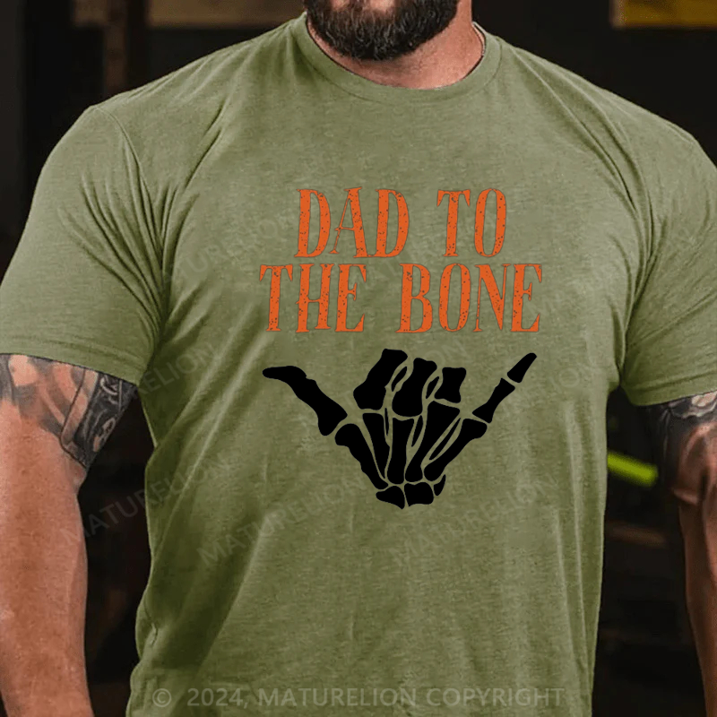 Maturelion Halloween Dad to the Bone Shirt