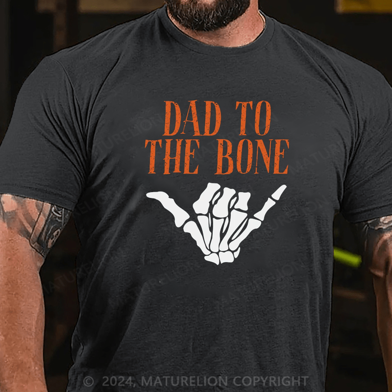 Maturelion Halloween Dad to the Bone Shirt