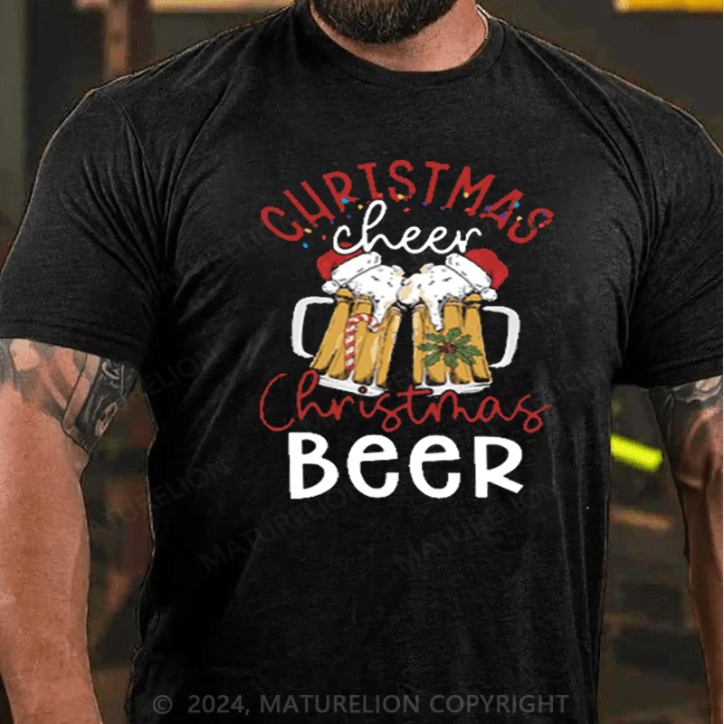 Maturelion  Christmas T-Shirt Beer T-Shirt