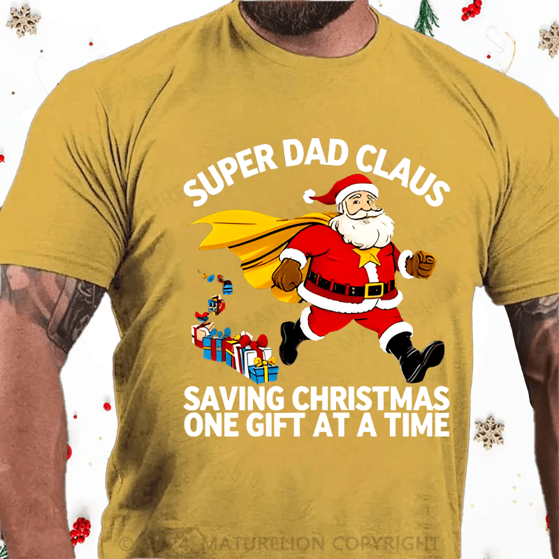 Maturelion Christmas T-shirt Dad T-shirt