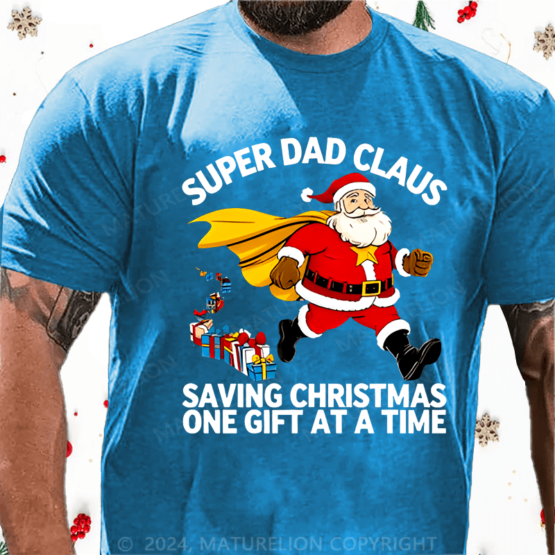 Maturelion Christmas T-shirt Dad T-shirt