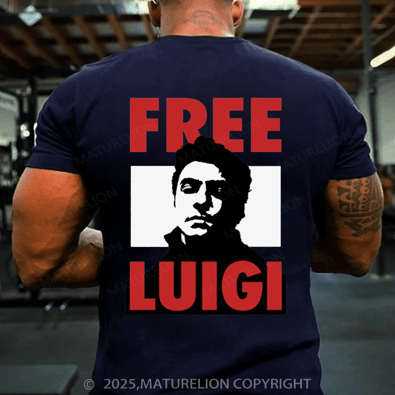 Maturelion Men's T-Shirt Free Luigi Mangione T-Shirt