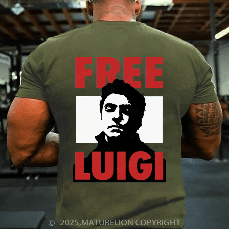 Maturelion Men's T-Shirt Free Luigi Mangione T-Shirt