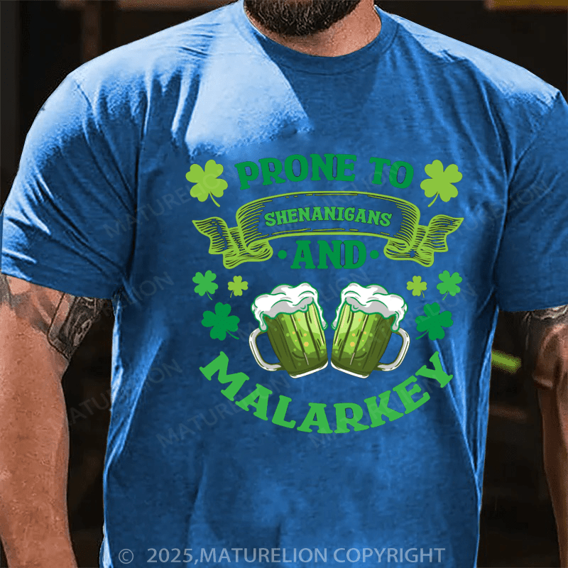 Maturelion St Patrick's T-shirt Funny Beer Green Beer Meme Shamrock e Saint Patrick's Day Quotes Saying T-Shirt