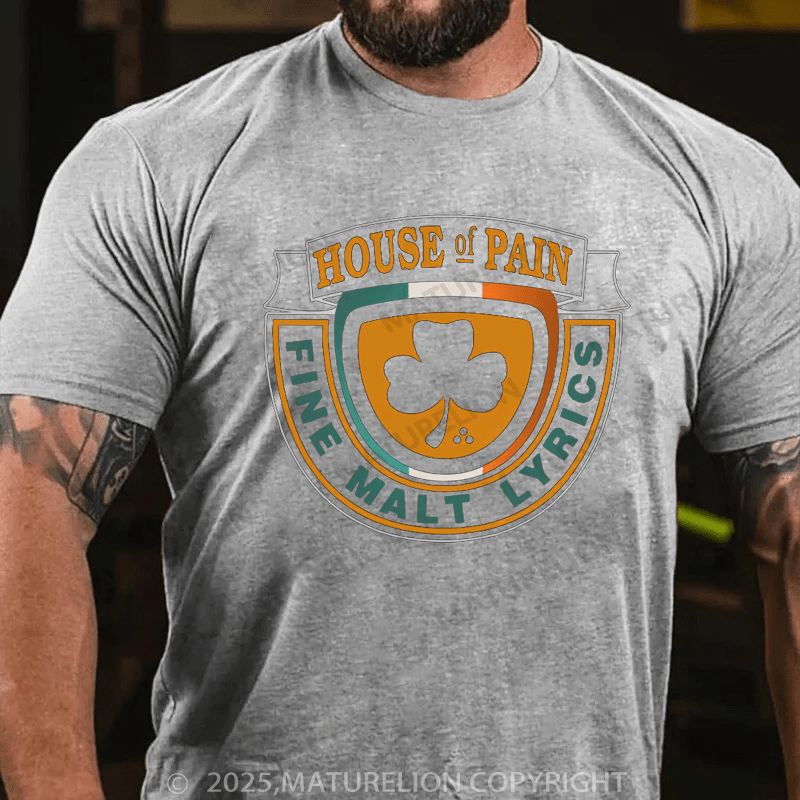 Maturelion St Patrick's T-shirt Housee Of Painn T-Shirt